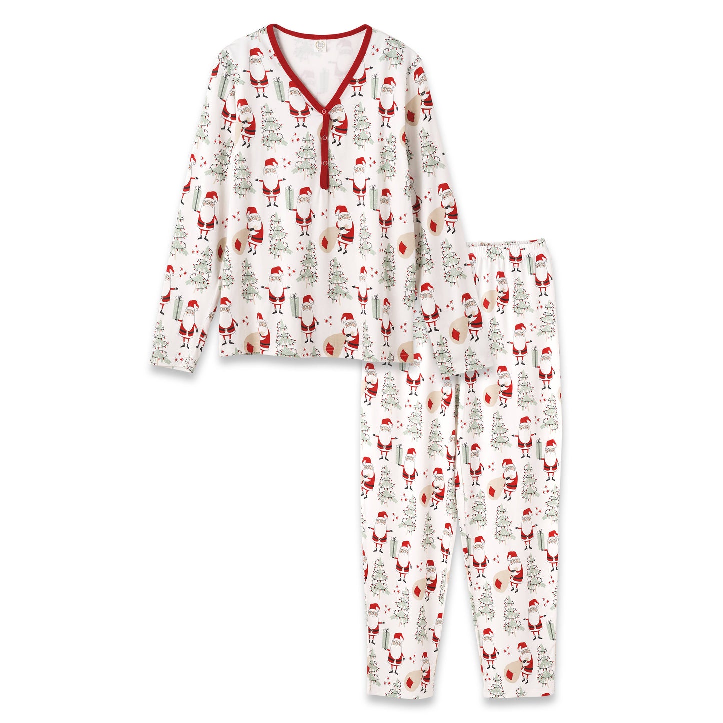 Christmas Santa Family Matching Ultra-Soft Bamboo Pajamas: PJ Set Children 5Y