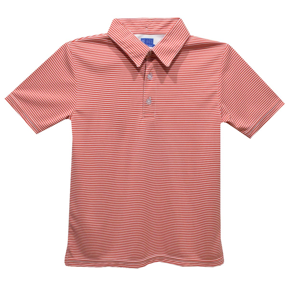 Fly knit Pencil Stripe Short Sleeve Polo: Navy / M