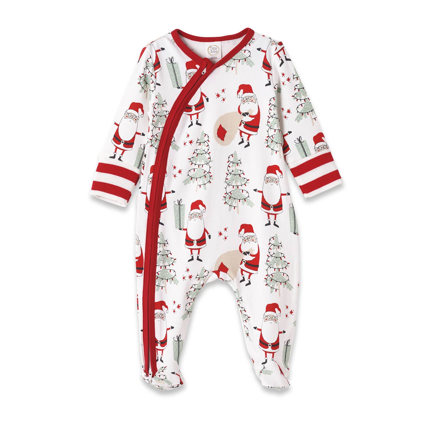 Christmas Santa Family Matching Ultra-Soft Bamboo Pajamas: PJ Set Children 5Y