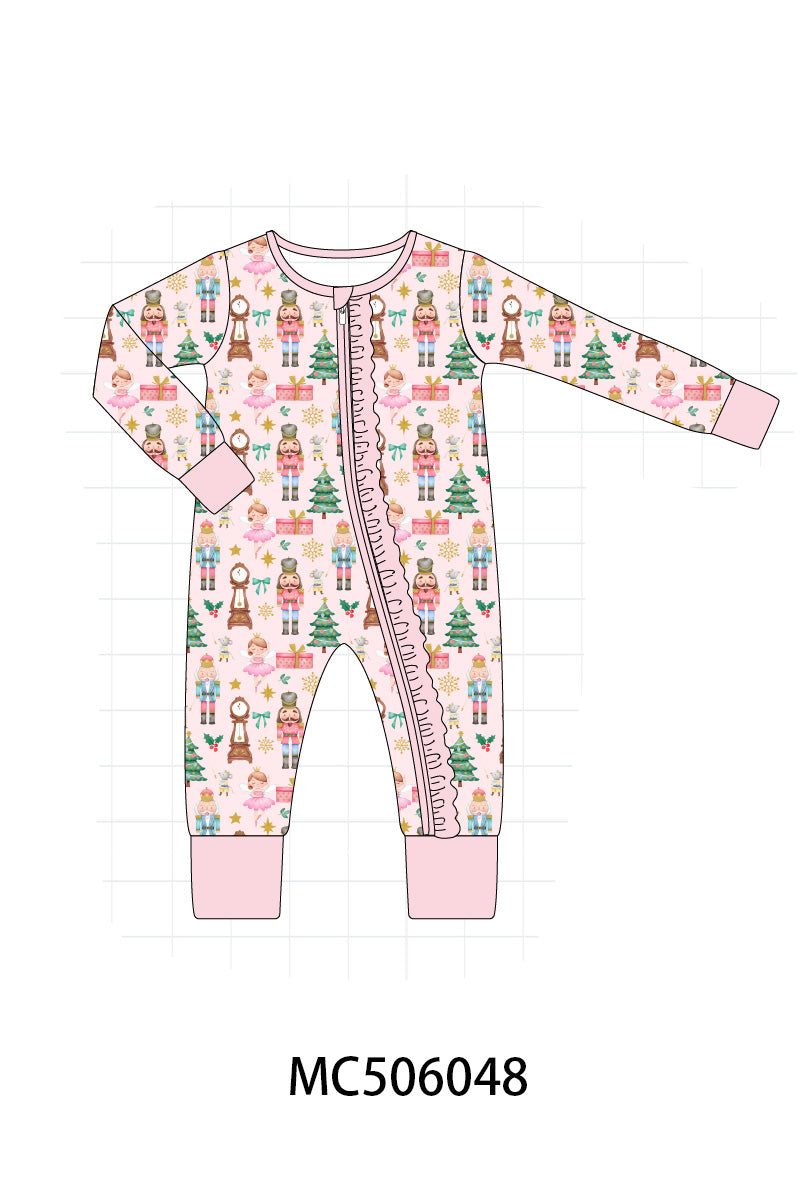 PO59 Christmas nutcracker print bamboo collection