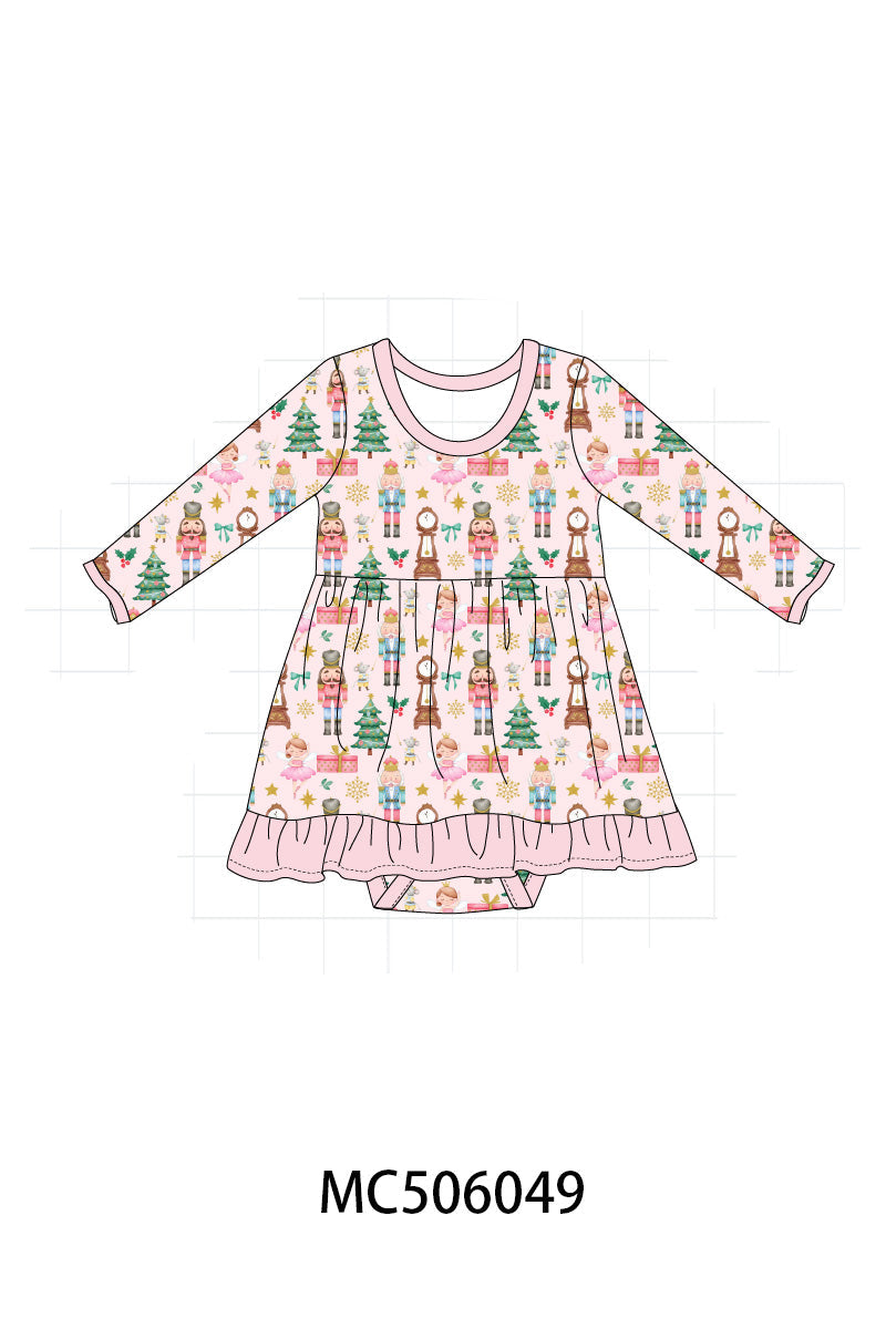 PO59 Christmas nutcracker print bamboo collection