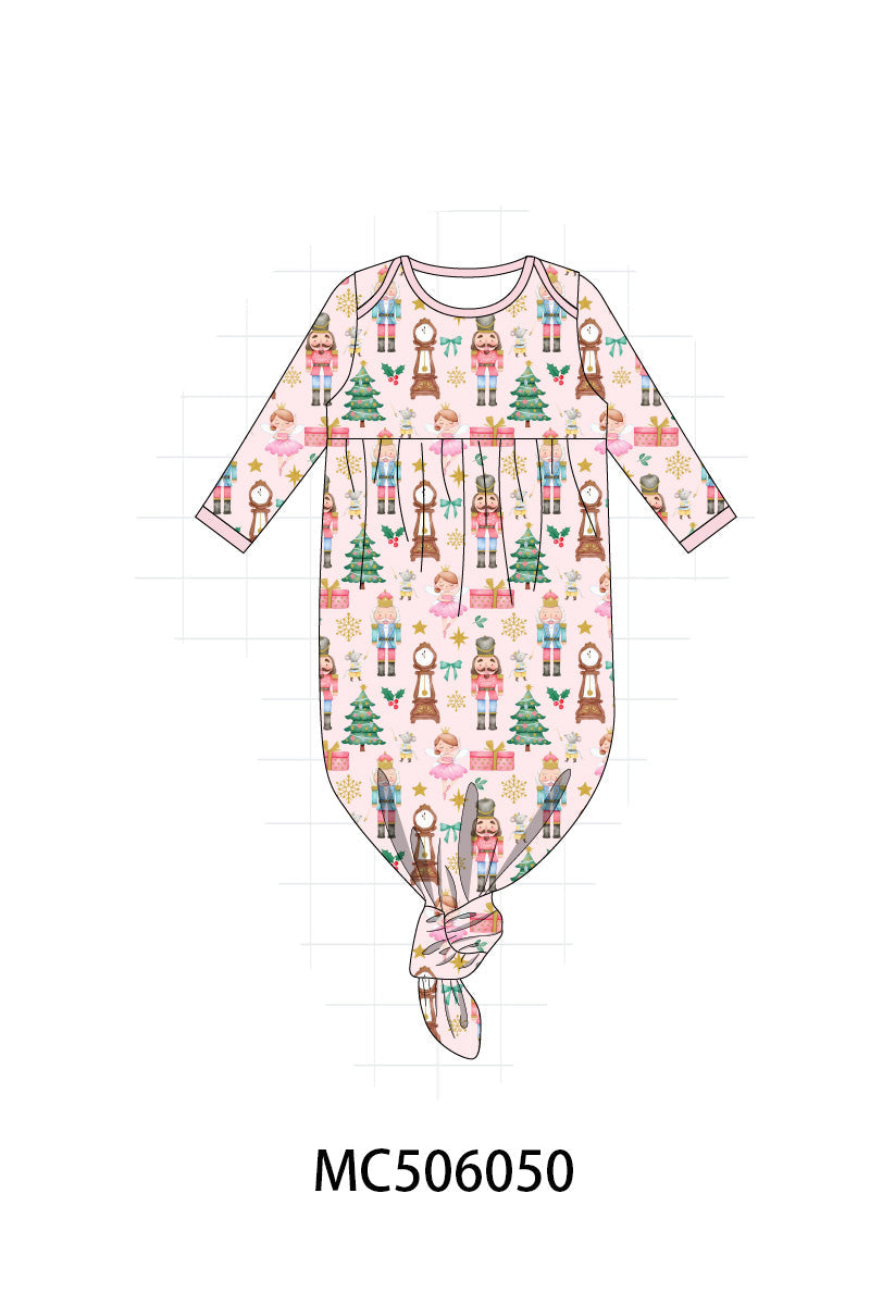 PO59 Christmas nutcracker print bamboo collection