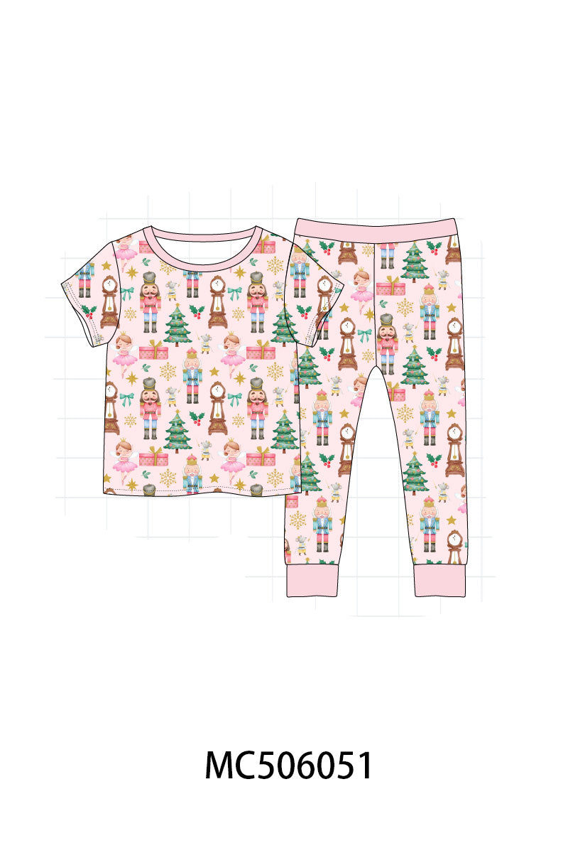 PO59 Christmas nutcracker print bamboo collection