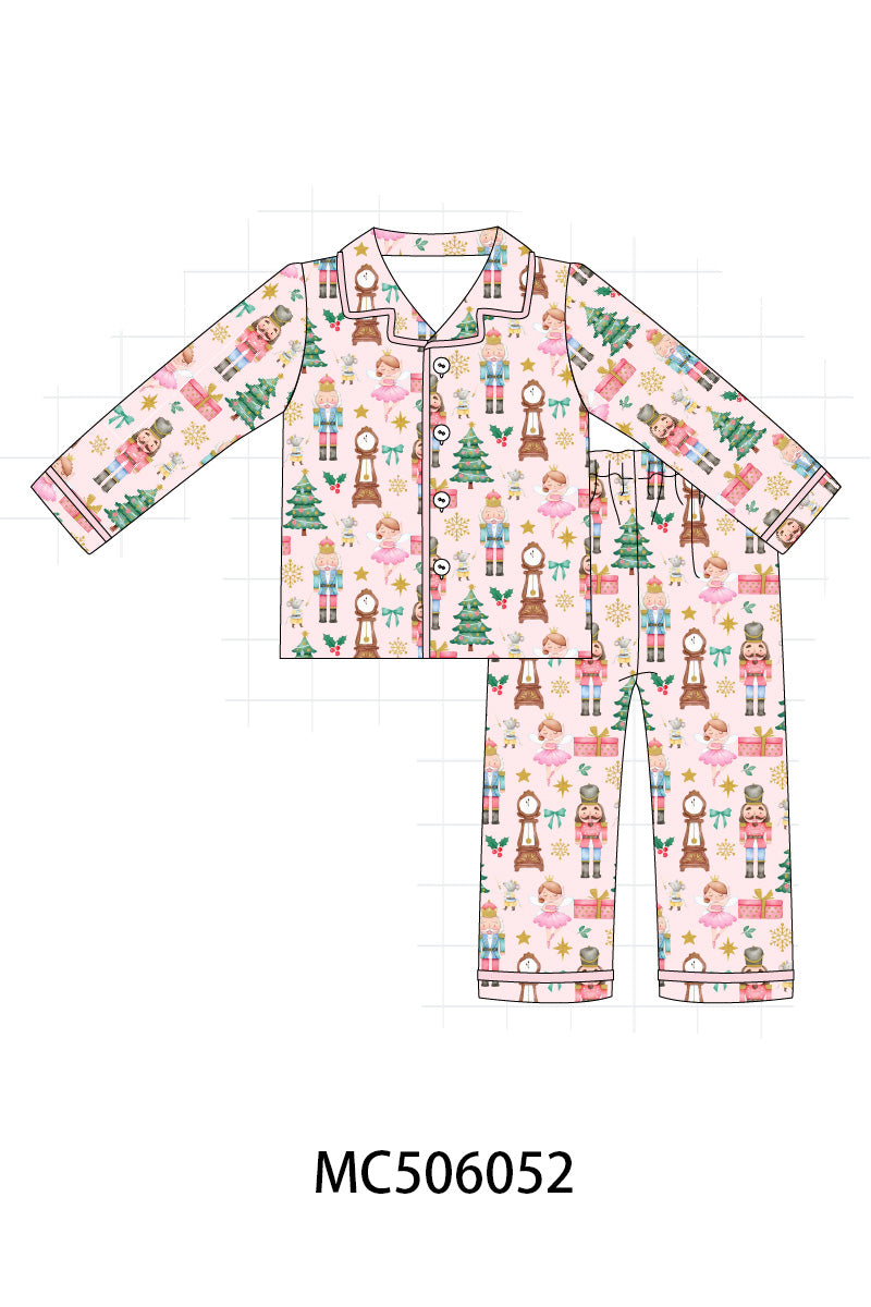 PO59 Christmas nutcracker print bamboo collection