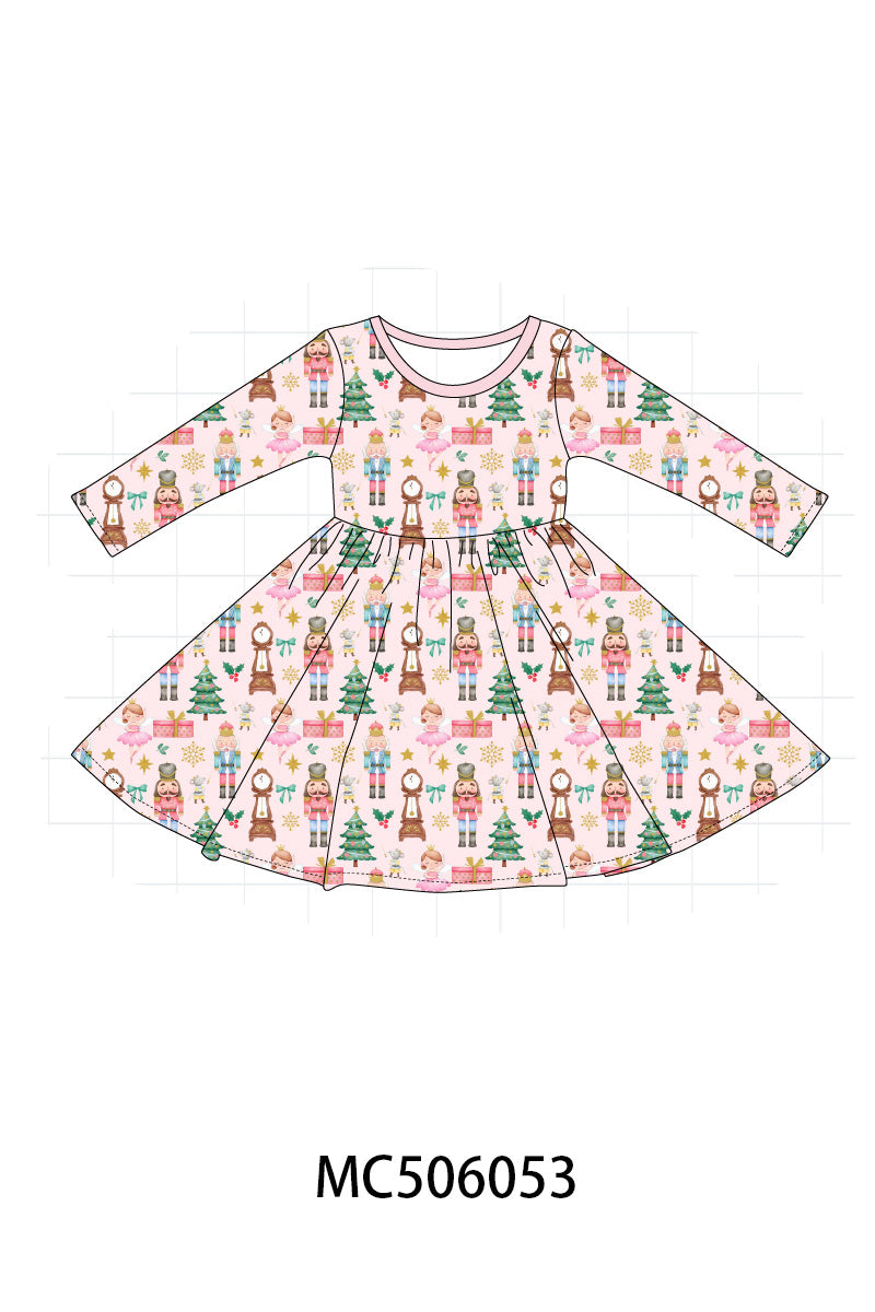 PO59 Christmas nutcracker print bamboo collection