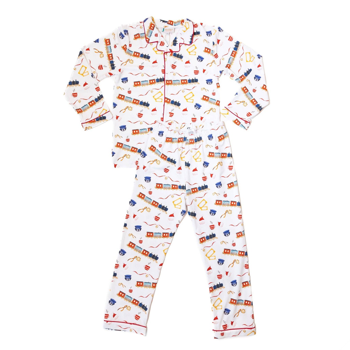 PRE-ORDER: Boys Christmas Express Button-up Pajamas (ETA OCTOBER): 8