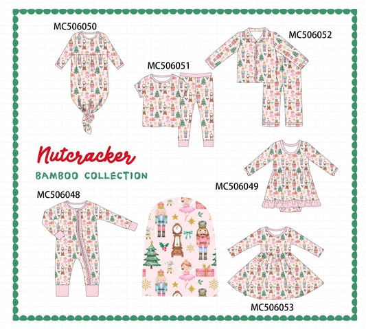 PO59 Christmas nutcracker print bamboo collection