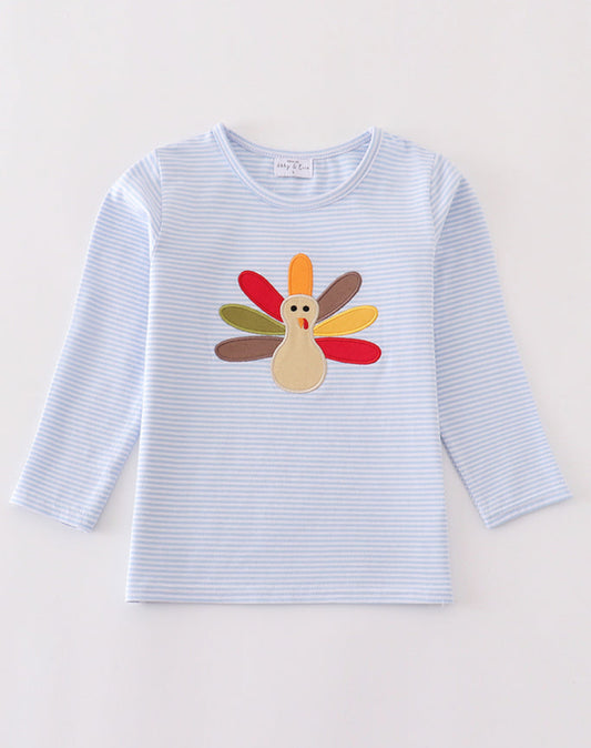 blue turkey top