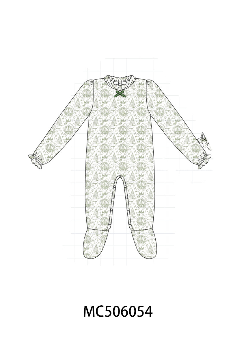PO59 Green christmas tree print collection