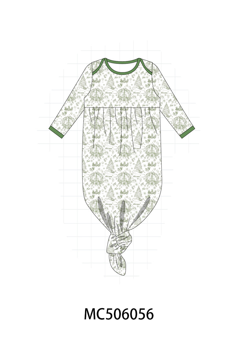 PO59 Green christmas tree print collection